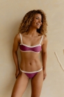 Biqu&iacute;ni Mar&iacute;lia Fucsia e Offwhite