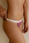 Biqu&iacute;ni Mar&iacute;lia Fucsia e Offwhite